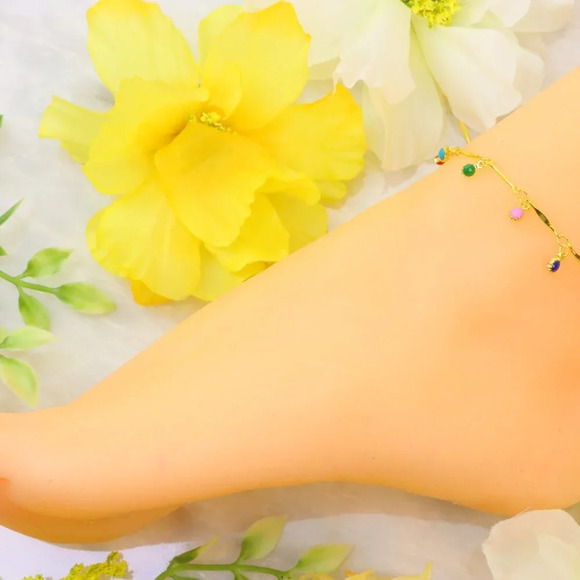 Minimalist Anklet, Sleek & Modern Design, Women’s Fashion, YC110147-A - Picture 10 of 10